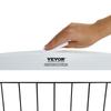 Free Standing Dog Gate 32x96.5 Inch Freestanding Pet Gate Foldable White