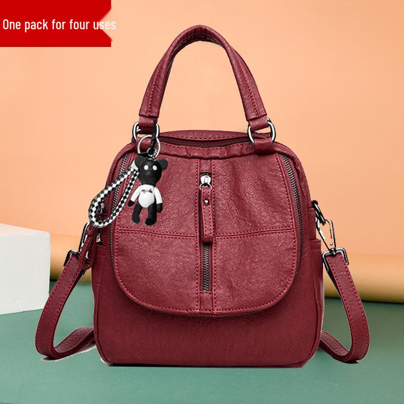 

Женский универсальный рюкзак из ПУ кожи - Большая вместимость, повседневная сумка, школьный рюкзак Standard