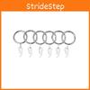 Curtain Drapery Metal Hanging Rings With Plastic Hooks For Curtains Rods And