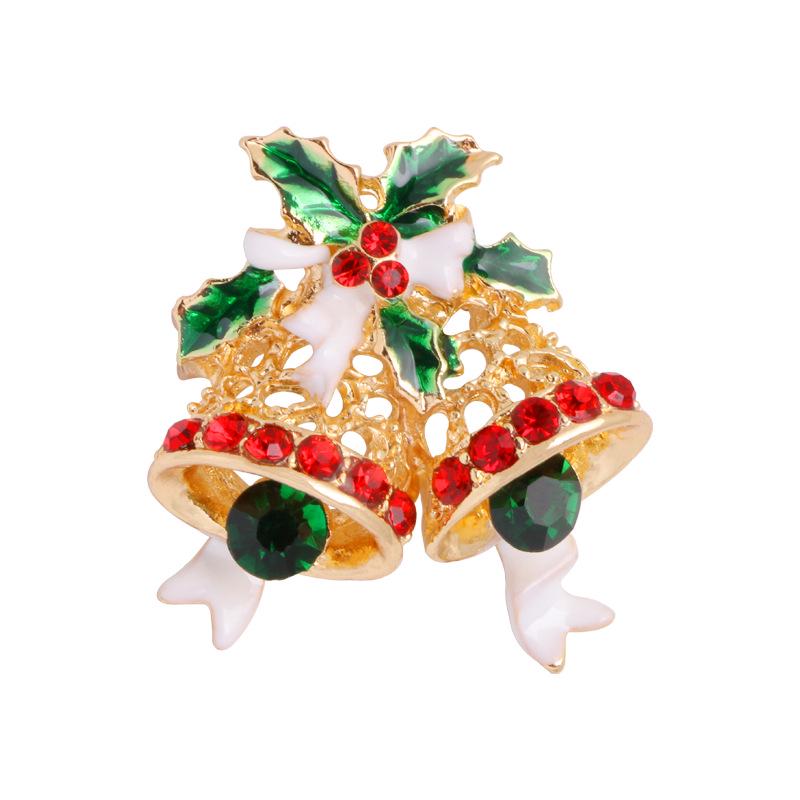 Couronne d'Halloween et de Noël, broche d'arbre de Noël, chaussettes en forme de goutte d'huile, accessoires de réveil et broche.