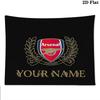 Arsenal F Custom Name Wall Tapestry Aesthetic Wall Hanging Printed Fabric Blanket Decorative Tapestries for Bedroom Living Room Home Decor