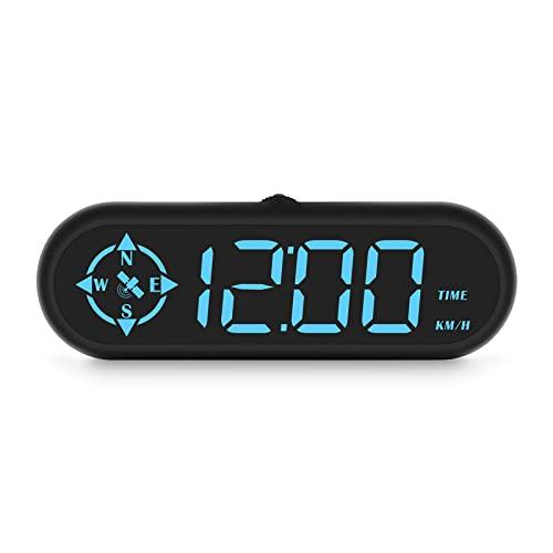 wiiyii GPS Speedometer G9, Car Head-Up Display (HUD), Speedometer MPH, Compass, Multi-Mode Switching, Fatigue Driving Reminder, Overspeed Alarm, Compa