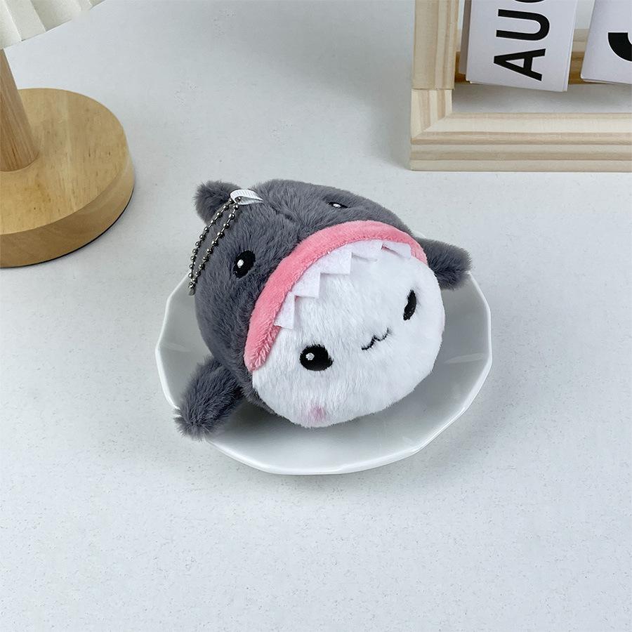 

Cute Japanese Shark Bag Plush Doll Drag Shark Toy Doll Pendant Children s Bag Accessories Gift About 7cm high