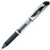 Pentel Ballpoint Pen Gel Ink EnerGel Cap Type 1.0mm Silver Barrel XBL60-A Black 5 Pieces