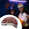 Touca de Cérebro Novidade Toucas de Cérebro Design 3D de Terror Acessório de Fantasia Para Mulheres Adultos Adereço de Foto Comédia Apresentação de Palco