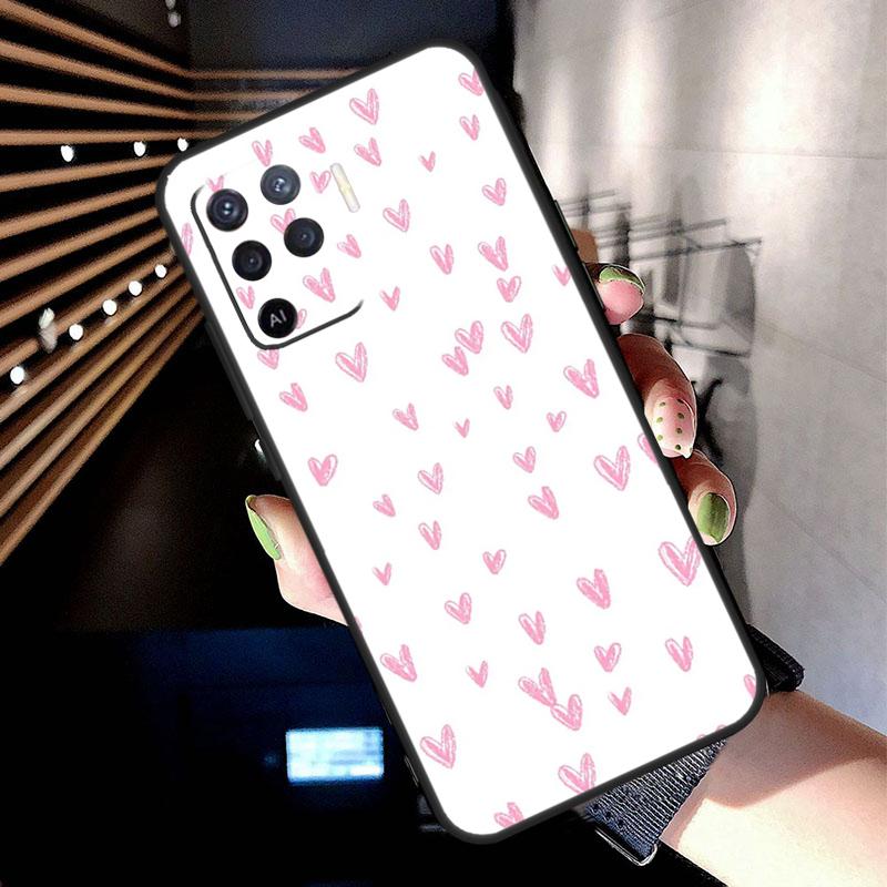 Heart Cartoon Girls Case For Oppo A78 A98 A18 A38 A58 A60 A80 A40 A77 A57 A17 A74 A54 A94 A96 A76 A16 A15 A5 Pro