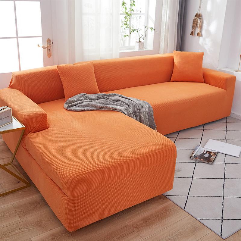 

Эластичный жаккардовый чехол для дивана, эластичные однотонные чехлы для дивана для гостиной, чехол для дивана, защита для мебели Single seater