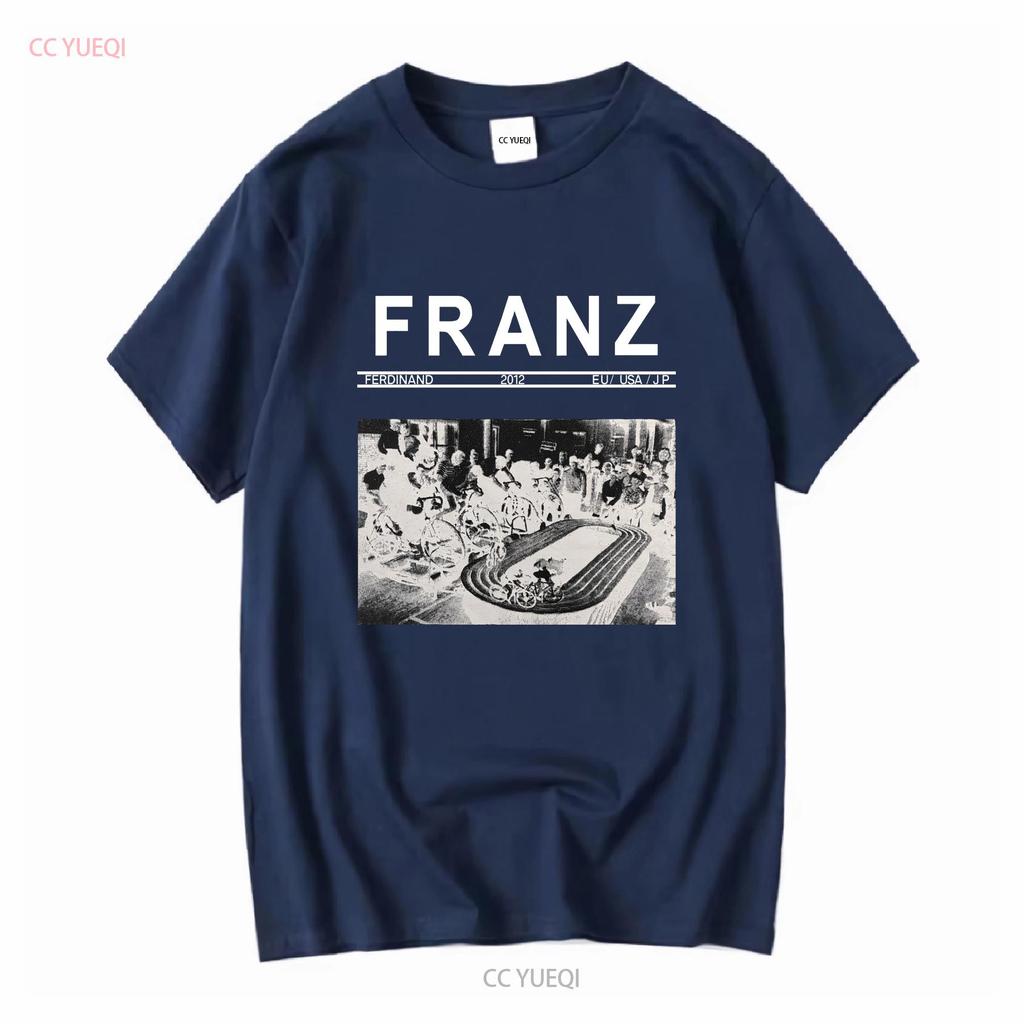 FRANZ FERDINAND 2012 Offizielles MEGA SELTENES EU USA JP T-Shirt Größe Medium Vintage Gewaschen Stilvoll homme Unisex Gestreckt Bequem