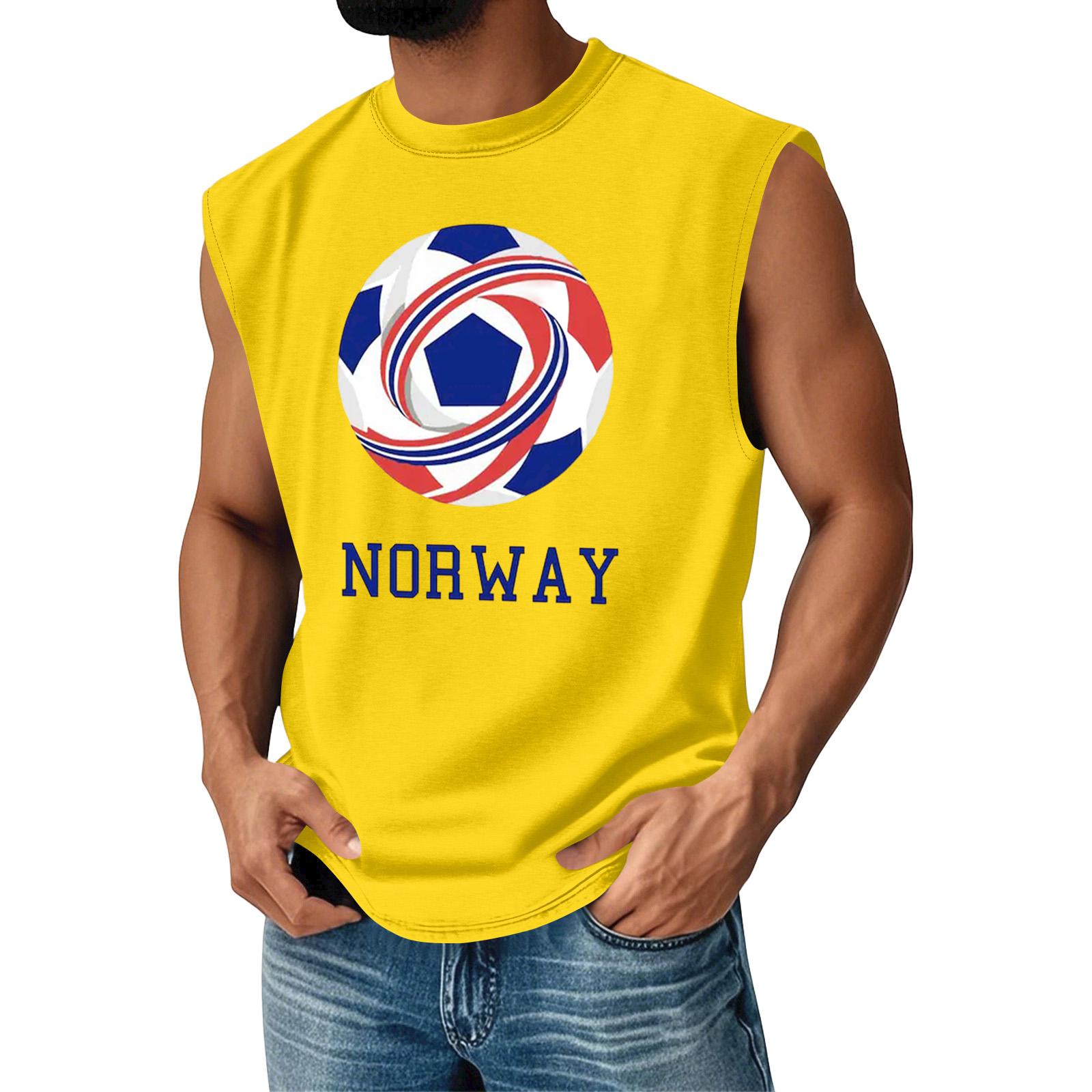 

Men s football printed vest XL жовтий