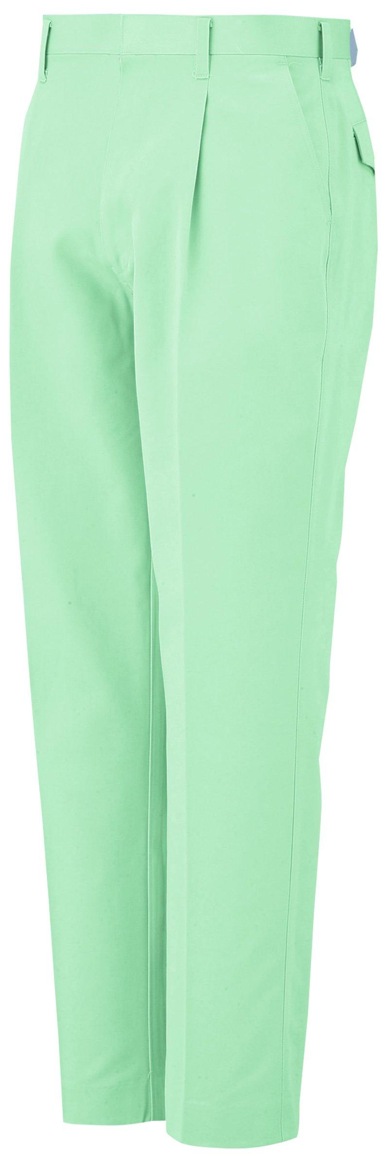 

[COCOS Nobuoka] A-1743 One-Tuck Slacks, Powder Green, Size 70