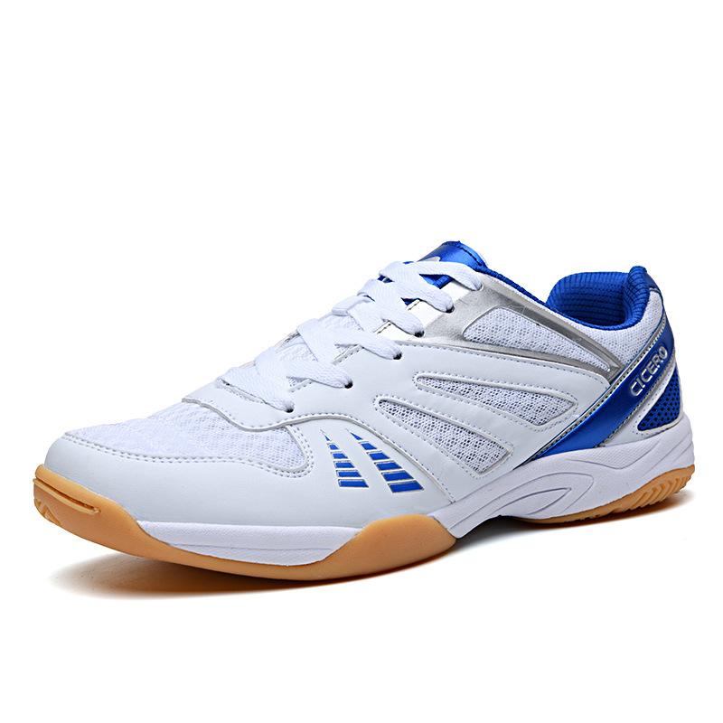 New badminton shoes men's breathable mesh comfortable volleyball shoes student competition training shoes couple table tennis shoes