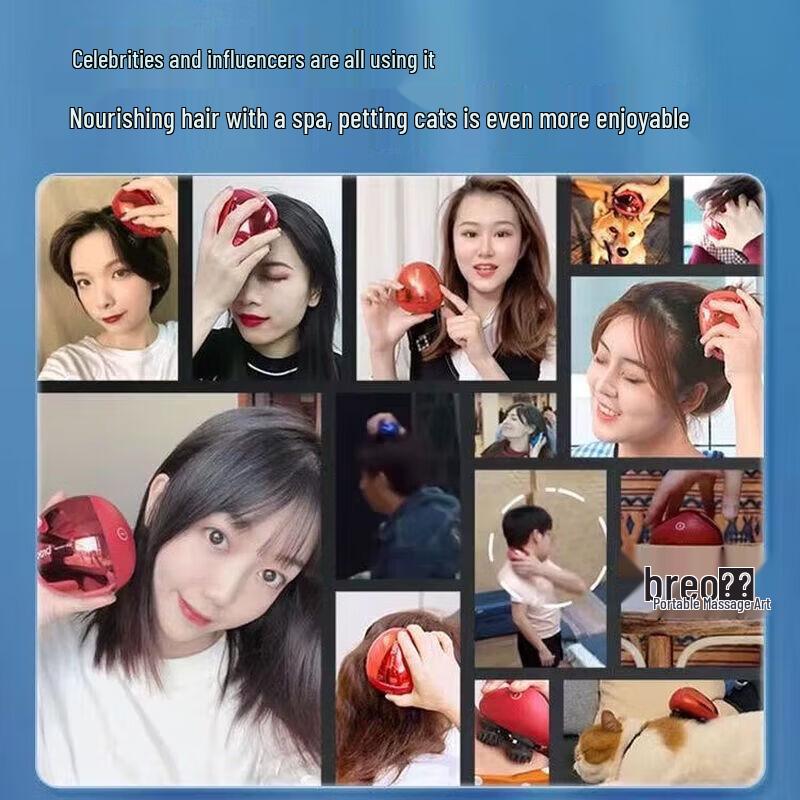 breo Scalp 2m Electric Head Massager CN plug (adapter included)