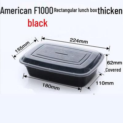 Disposable Square Plastic Takeout Container