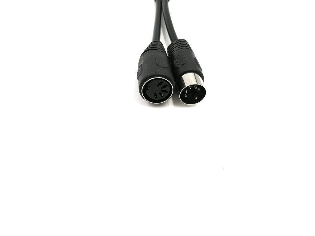 SinLoon Meter MIDI Extension MIDI DIN DIN Male to Female Audio Cable for MIDI Keyboards Electric MIDI DIN 1.5 Cable, 5-Pin MIDI/AT Keyboards,