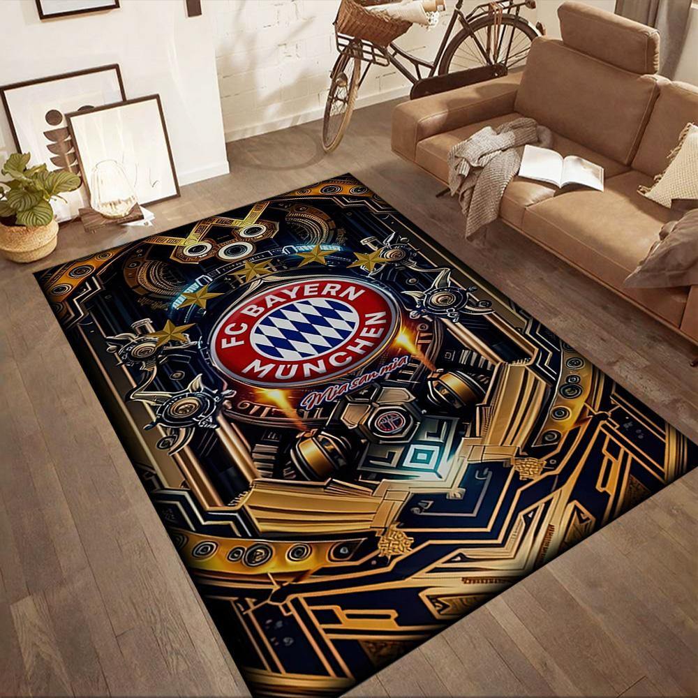 Fc Bayern München Square Rugs Are a Great Choice for Living Rooms, Bedrooms, Home Décor, and As Gifts.