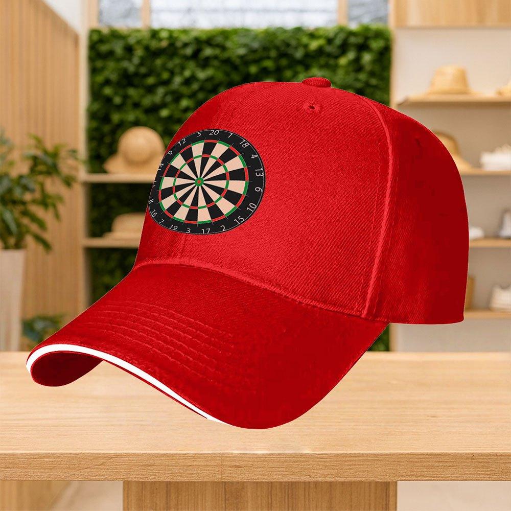 Dartboard Printed Adjustable Baseball Cap Unisex Multiple Colors Casual Street Sports Party Cap