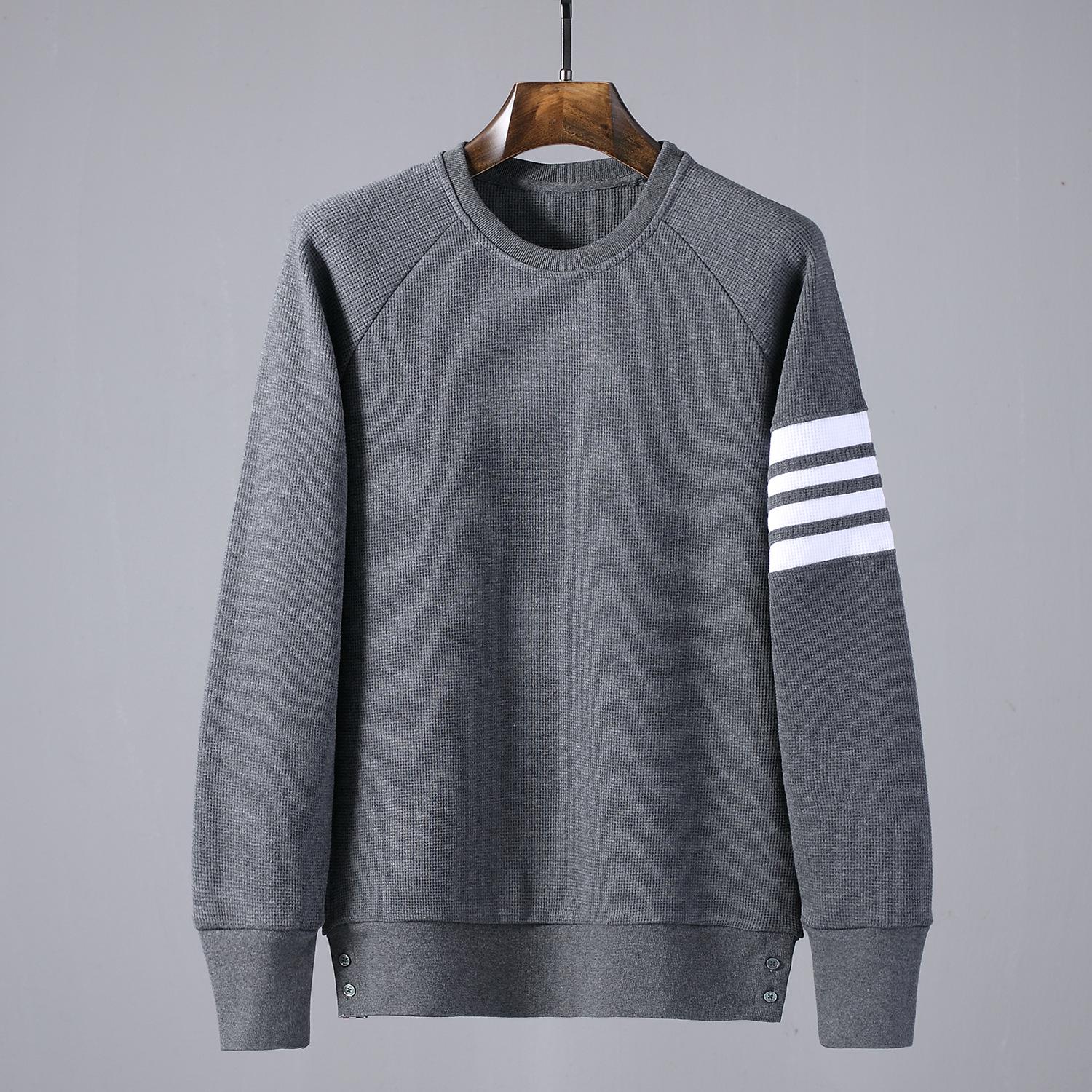 

Unisex TB JL Street Style Waffle Knit Sweatshirt - New Round Neck, Loose Fit Pullover, Casual Jacket in Stock L