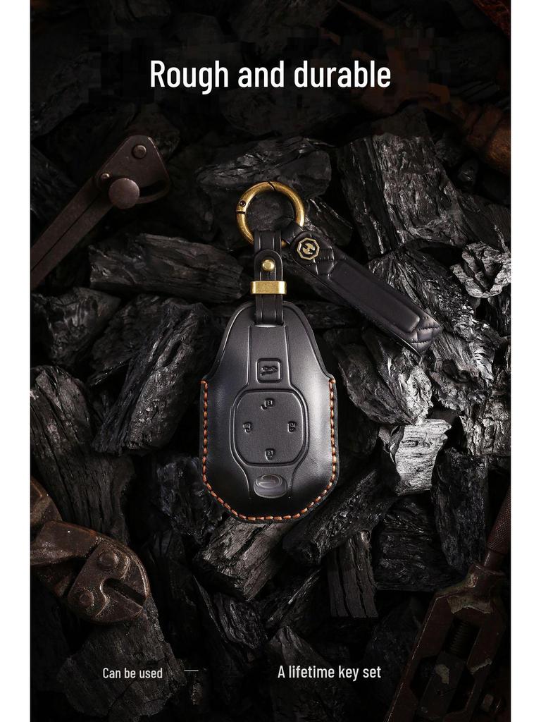 Retro Cowhide Key Cover for GAC Trumpchi E8