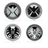 Marvel S.H.I.E.L.D. Metal Car Decal Sticker SHIELD Stickers for Cars Motorcycles Fuel Tanks Car Bodies Windows and Electric Vehicles
