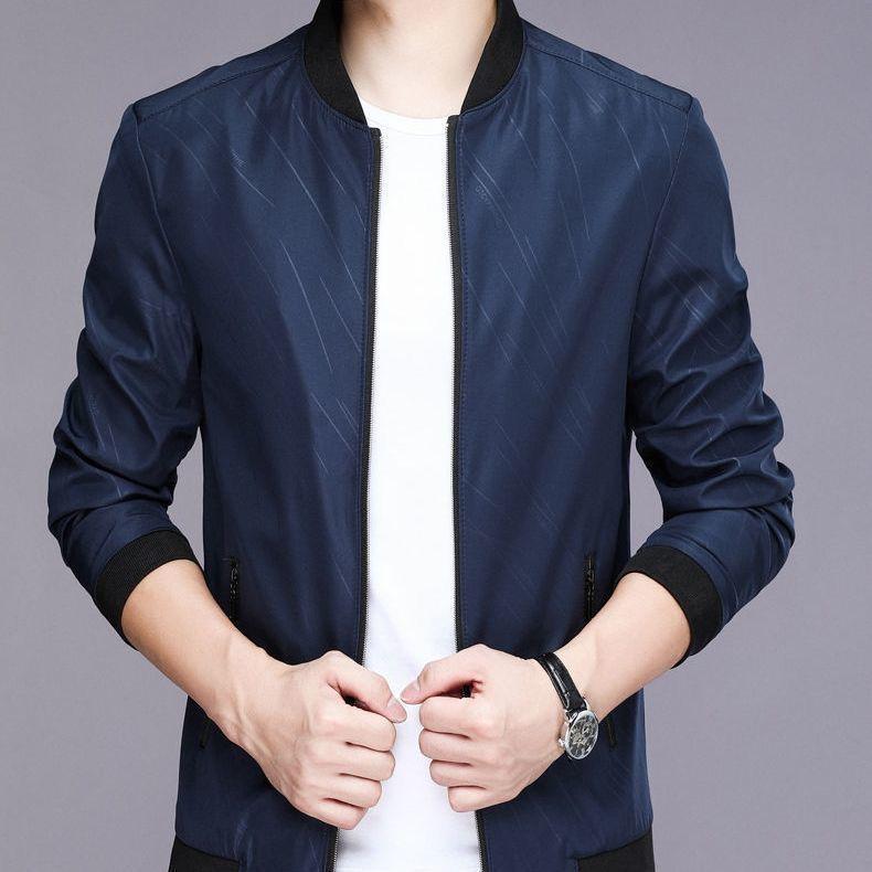 New Men's Spring & Autumn Casual Jacket - Middle-Aged Dad's Wear-Resistant, Loose Lapel Button Top