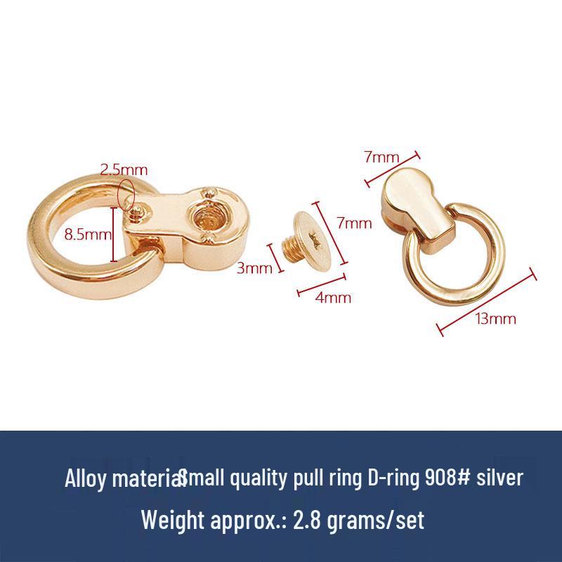 Taschen- und Gepäckzubehör: Ringe, Mönchskopf, Nippelstecker, DIY Lederschnallen, Schraubnieten