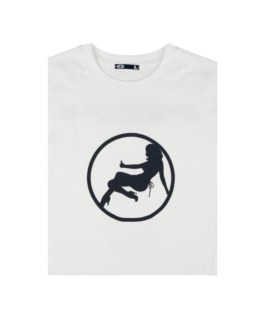 Ialtial Circle Girl T-Shirt White
