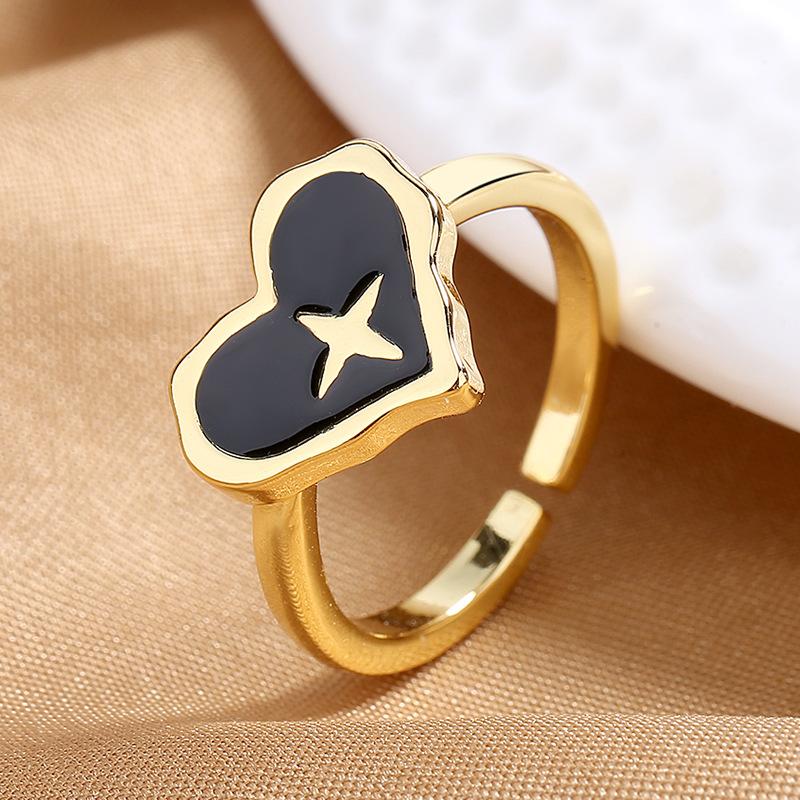925 Sterling Silver HipHop Ring Open Adjustable Silver/Gold for Women Exquisite Student Girlfriend Jewelry Wedding Party GiftG
