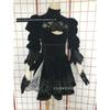 Nier: Automata Cosplay Costume 2B Girl 9S Anime Cosplay Female Costume 2B Cosplay Costume Wig and Sword