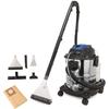 Aspirador Inyector Extractor agua y polvo SCHEPPACH SprayVac20 - 1600W - Depósito Inox - Gris - 5 en 1