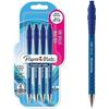 Paper Mate FlexGrip Gel Pens - Medium Point (0.7 Mm) - Blue Ink - Pack of 4