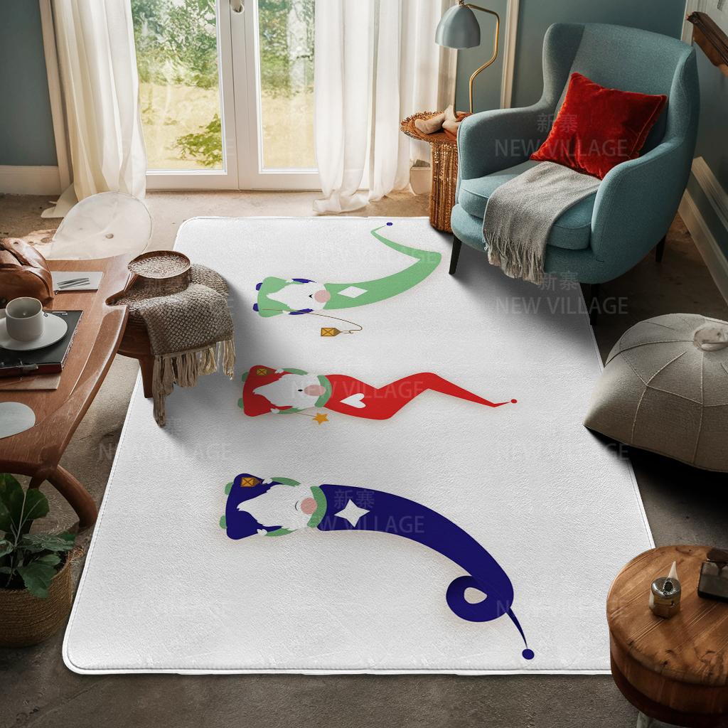 Hus inngangsteppe Hjem dørmatte Stue Bad Fot baderoms sklisikre vannabsorberende tepper bad God jul vinter