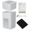 USB Mini Negative Ion Air Purifier Removes Peculiar Smell & Adsorbs Dust Purifies Air For Allergy And Sterilization White