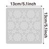 9/32Pcs Sashiko Embroidery Template DIY Geometric Patchwork Stencil Reusable PET Stencil Handmade Embroidery Handicraft Tools
