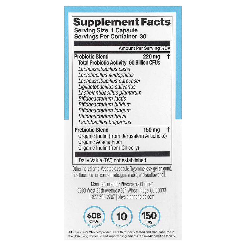 60 Billion Probiotic®, 30 Capsules