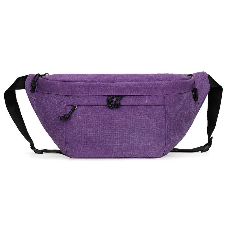 

Retro Canvas Multi-Function Backpack: Stylish, Solid Color, Large Capacity for Students and Outdoor Activities. синий/фиолетовый