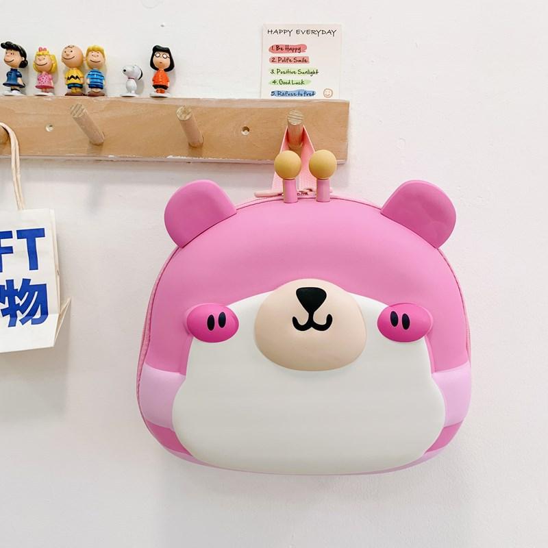 

Stylish Cartoon Kindergarten Backpack Soft And Durable Pvc Material For Kids рожевий