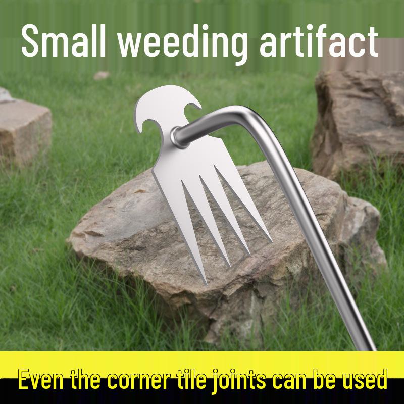 Multifunctional Stainless Steel Weeding Tool: Grass Root Remover and Wild Vegetable Shovel