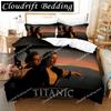 Design Titanic Jack and Rose Bedding Set Romantic Lover Movies Duvet Cover Sets King Queen Twin Size Couple Gift Bedclothes