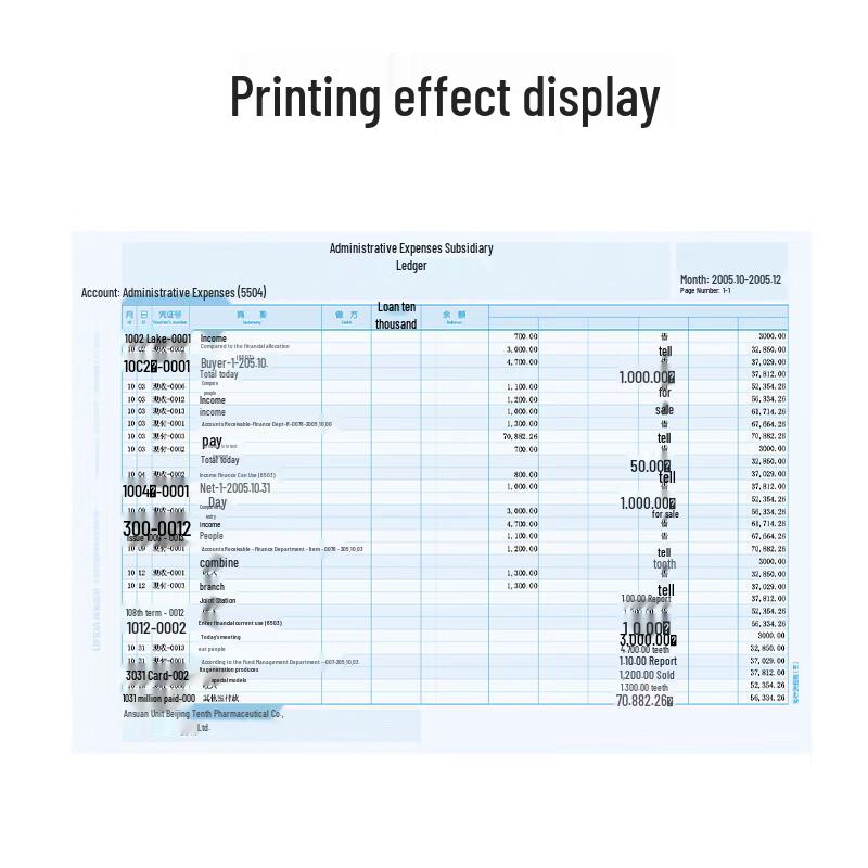 SIMAA A4 General Ledger Books