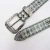 Rhinestone Ethnic Print Punk Bohemian Y2K Couple Belt