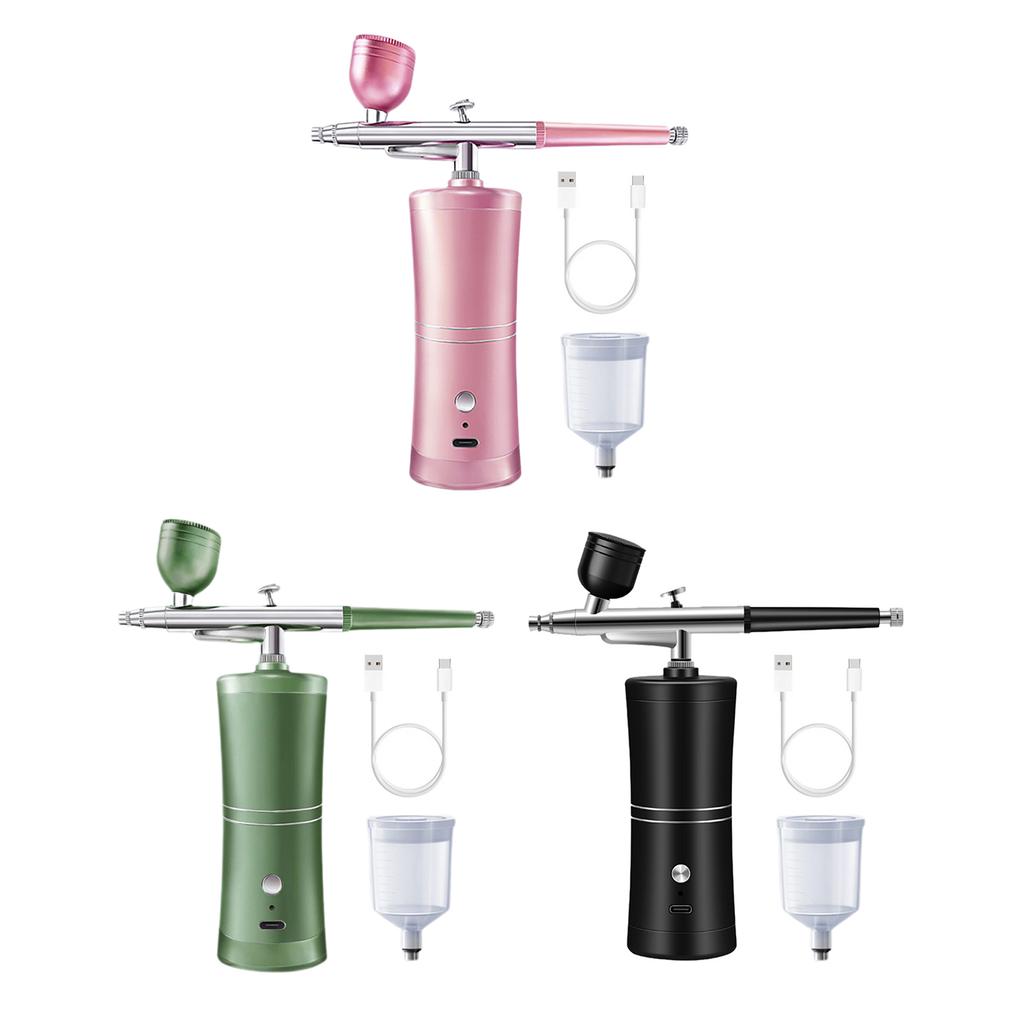 Airbrush Kit with Compressor High Pressure Cordless Airbrush Guns Portable Double Action Airbrush Compressor Handheld