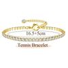 Bobisty Gold Plated Bracelet for Women Stainless Steel Stacking CZ/Link/Tennis/Bead Chain Ankle Bracelet Jewellery