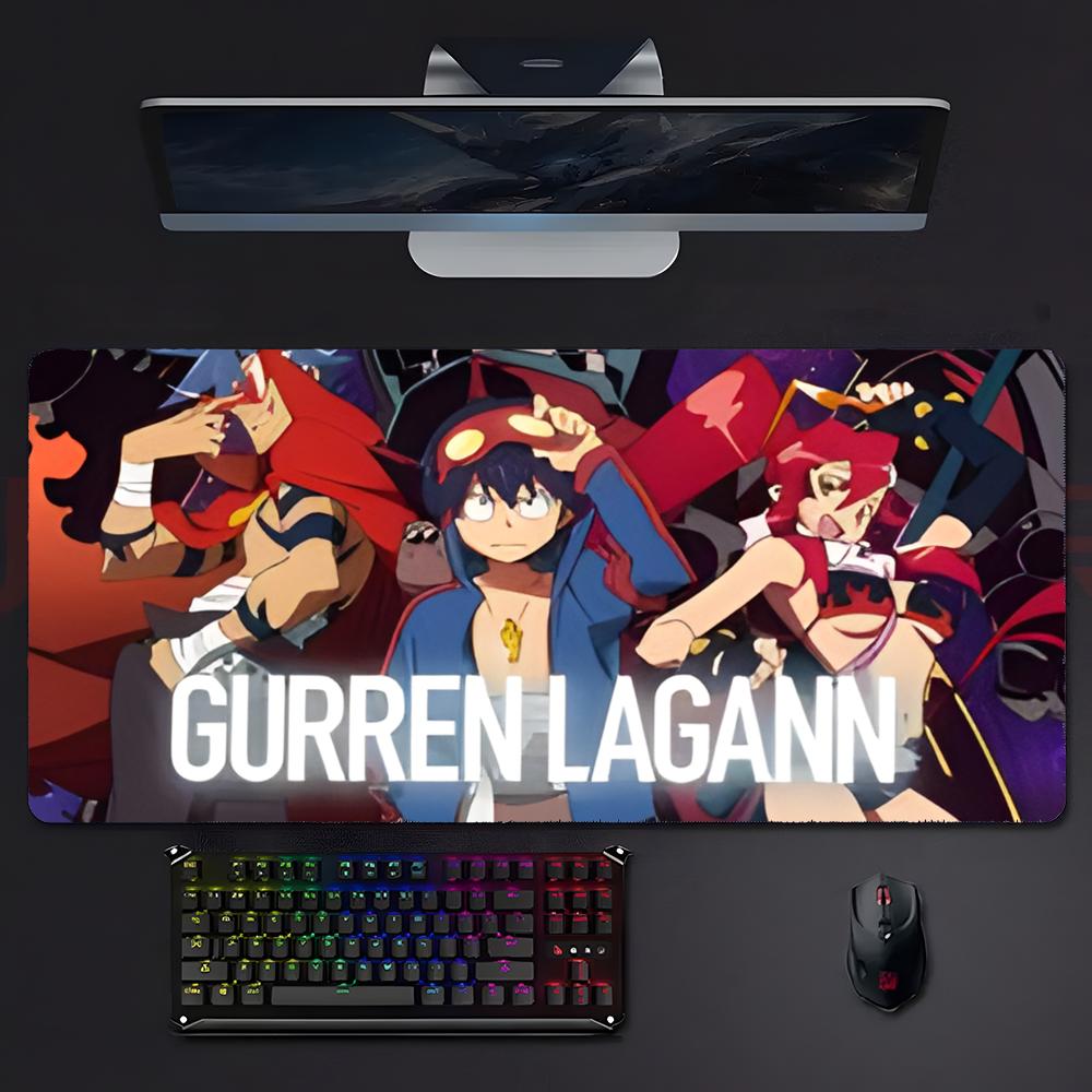 Brave Epic Anime Ttengen Toppa Gurren Lagan Mouse Pad Mousepad Large Gaming Lockedge Thickened Pc Table Desk Mat