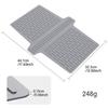 Silicone Sink Saddle Mat Kitchen Sink Protector Divider Mat Heat Resistant Pad Silicone Faucet Mat Drainage Pad Wash Basin Pad