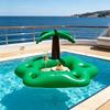 Inflatable Rainbow Cloud Ice Bar Tray Coconut Tree Cup Holder Floating Drink Rack For Summer Pool Party Beverage Storage Decor
