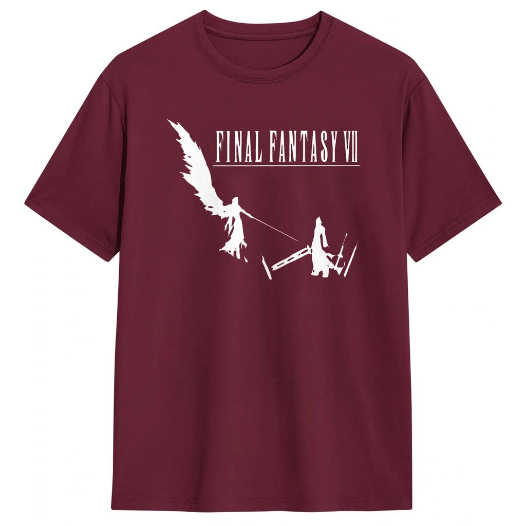 Casual TShirt Summer FF VII Cloud Sephiroth Fashion T Shirts Cotton Tshirt for Unisex Y2K Fun Printed Short Sleeve Top Tees