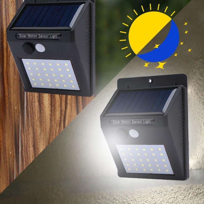 1-4pcs LEDs Solar Light Motion Sensor Outdoor Garden Light Decoration Fence Stair Pathway Yard Security Solar LED Lamp Lighting