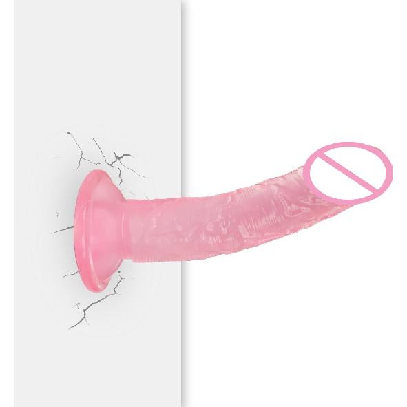 Elbow Mini Crystal Small Penis Fingertip Sucker Penis Simulation Dildo Female Manual Masturbation Device Stick