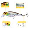 3 Stuks Vis Lokkers 3D Printen Hard Aas Crankbaits Zinkende Wobbler Dreg Haken Vis Lokkers 8.5cm 9.2g