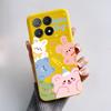 For Xiaomi Poco X6 Pro Case Stylish Painted Silicone Bumper Shockproof Phone Cases Cover Coque For Xiaomi Poco X6 Pro 5G Fundas